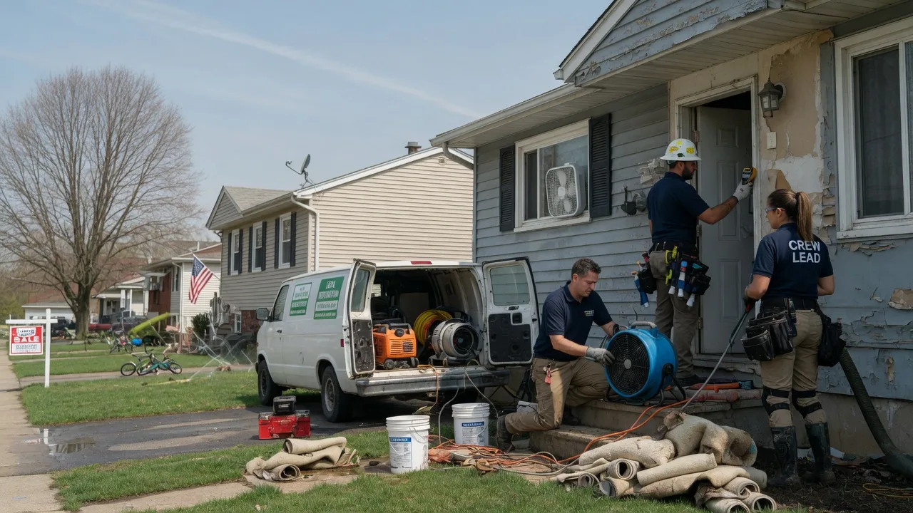 Flood Cleanup in Silvis, IL near me
