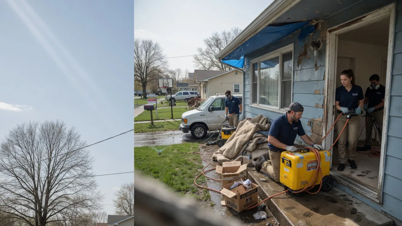 Basement Flood Cleanup in Silvis, IL near me